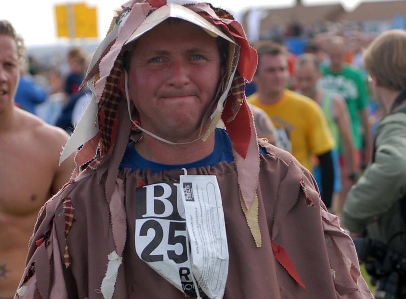 What a fantastic fancy dress effort from this runner in 2007.
