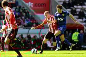 James McClean pictured in March 2013 as Sunderland AFC played Manchester United at the Stadium of Light.