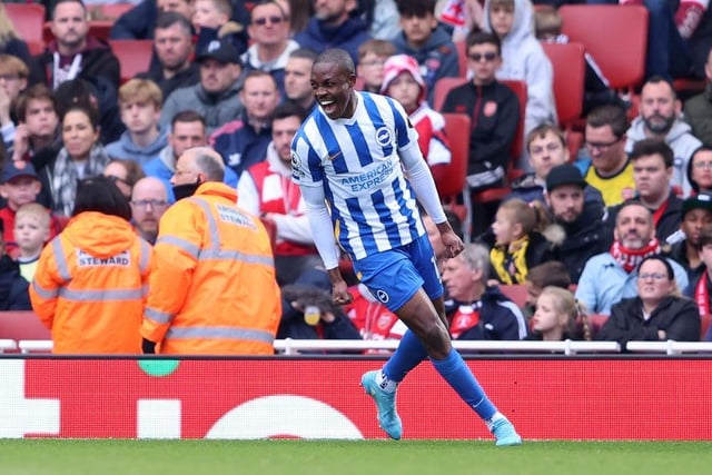Enock Mwepu joined Brighton for £20,700,000 last summer. Mwepu enjoyed a good first season in England but saw a hamstring injury mean he featured in just 18 league games.