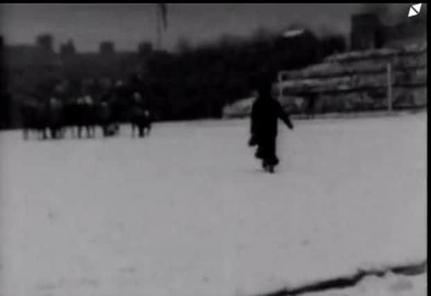 Footage on the pitch.