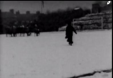 Footage on the pitch.