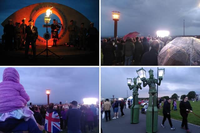 Beacons were lit in South Tyneside as tribute to the Queen across the UK and Commonwealth.