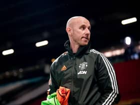 Nicky Butt looks on prior to the Premier League match between Manchester United and Newcastle United at Old Trafford on February 21, 2021 (Photo by Ash Donelon/Manchester United via Getty Images)