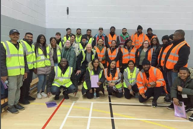 Volunteers from Amazon in the North East