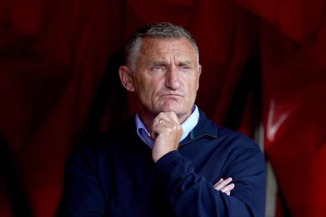 Sunderland manager Tony Mowbray. PA.