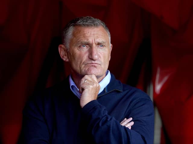 Sunderland manager Tony Mowbray. PA.