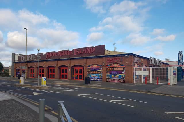 The new cafe is set to take shape outside the Dunes.