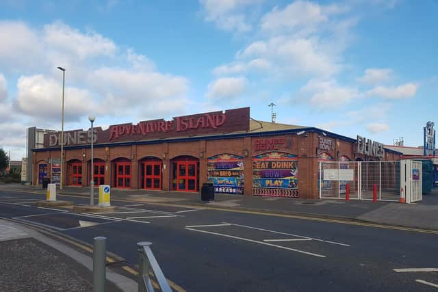 The new cafe is set to take shape outside the Dunes.