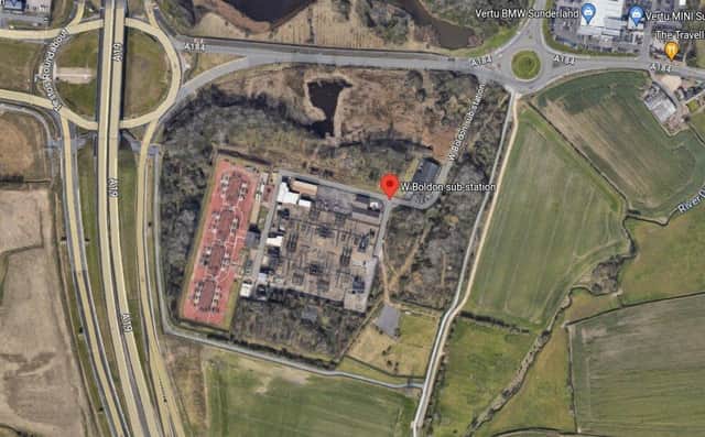 West Boldon Substation, South Tyneside. Picture: Google Maps