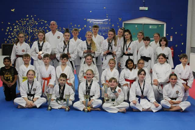 Some of the Dokan Karate Club members