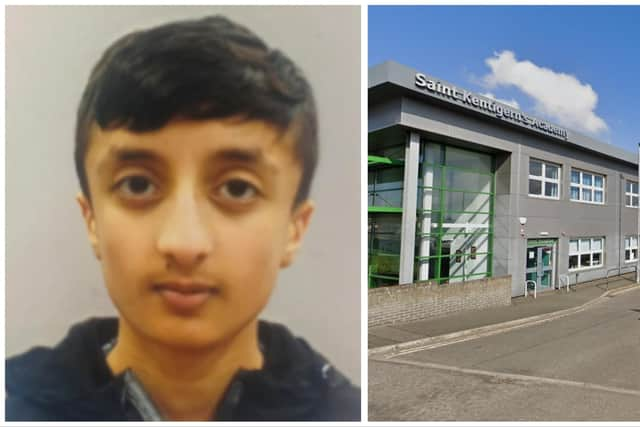 Hamdan Aslam died at St Kentigern’s Academy in Blackburn of natural causes, police have said