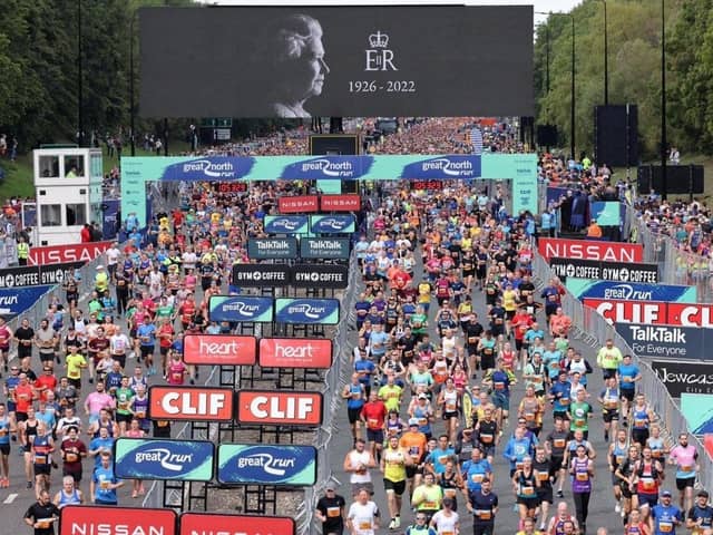 “The Great North Run began with a minute’s silence in respect of the Queen’s passing, whilst ensuring there was an opportunity for everyone to come together and to raise millions of pounds for good causes.”
