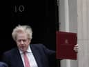 Prime Minister leaves 10 Downing Street, London, to update MPs in the House of Commons with the plan for living with Covid-19. Picture date: Monday February 21, 2022.