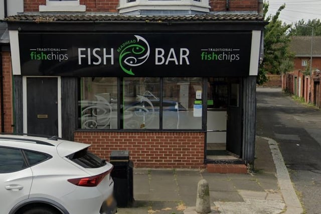 Readhead Fish Bar, on Readhead Avenue, was given a five star food hygiene rating on April 30, 2021.
