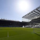 St James's Park, home of Newcastle United.