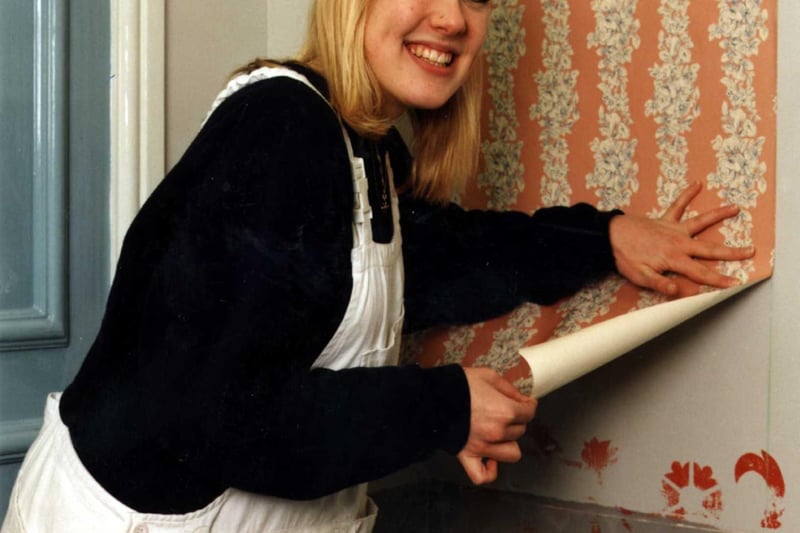 Natalie Parrett, 17, studied for NVQ Level 3 in painting and decorating in 1999 and was also the first female Modern Apprentice to join Sheffield Direct Service's painting department