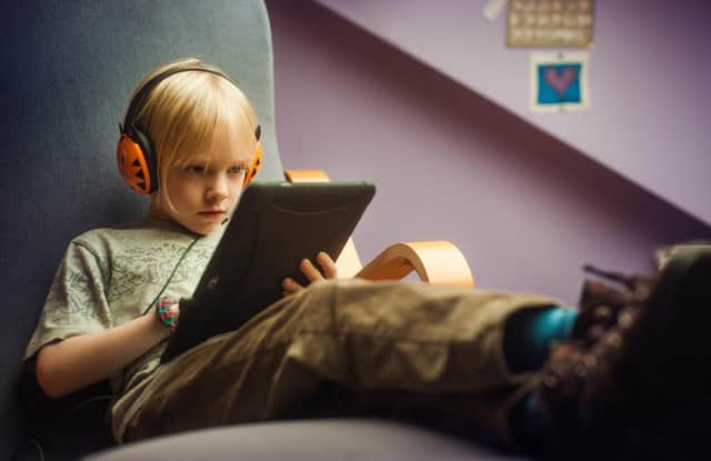 Primary school aged children are spending more time online unsupervised by parents and carers. Photo posed by model.
