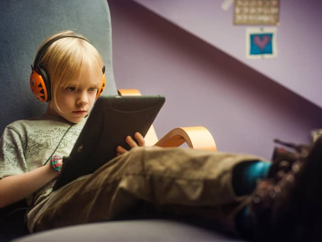 Primary school aged children are spending more time online unsupervised by parents and carers. Photo posed by model.