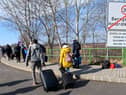 Ukrainians have left their homes in order to find safety across Europe. Photo: Attila Kisbenedek/Getty Images.