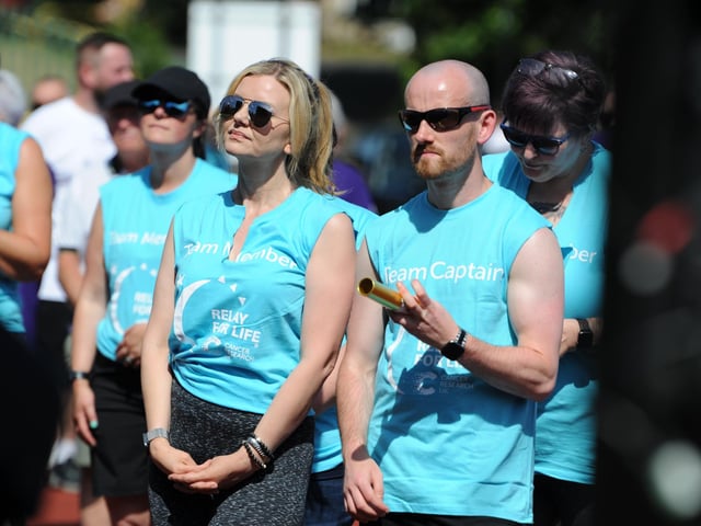 Cancer Research Relay for Life at Monkton Stadium, Jarrow.