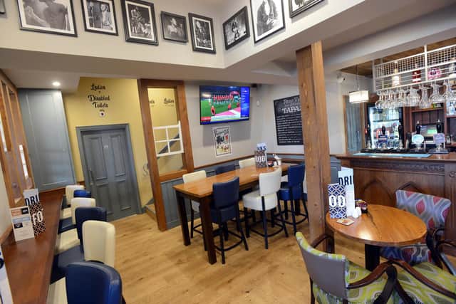 Inside the newly-refurbished River View pub