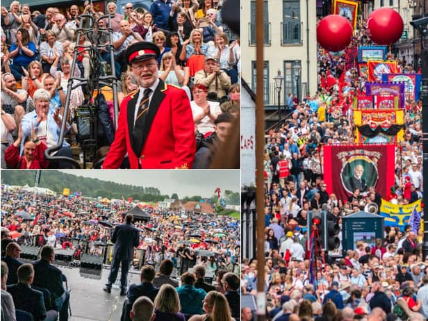 The Durham Miners Gala which is back for 2022.