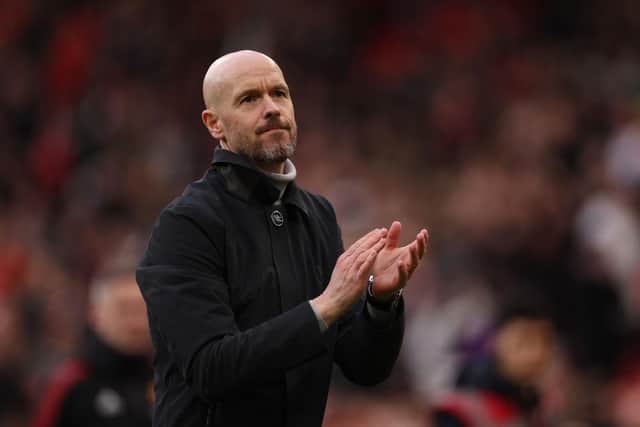 Manchester United manager Erik ten Hag (Photo by Richard Heathcote/Getty Images)