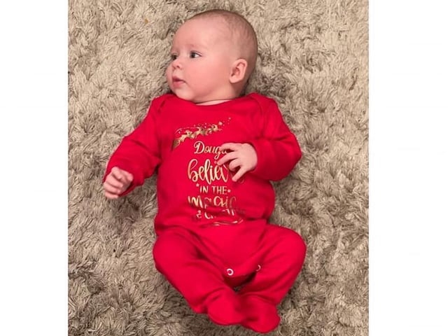 Twelve-week-old Dougie. Picture: Chloe Marchant