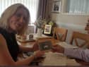 South Shields MP, Emma Lewell-Buck, with Whiteleas resident and nuclear veteran, John Taylor.