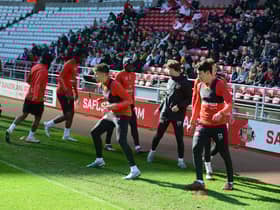 Sunderland's open training session at the Stadium of Light. Photo: Stu Norton