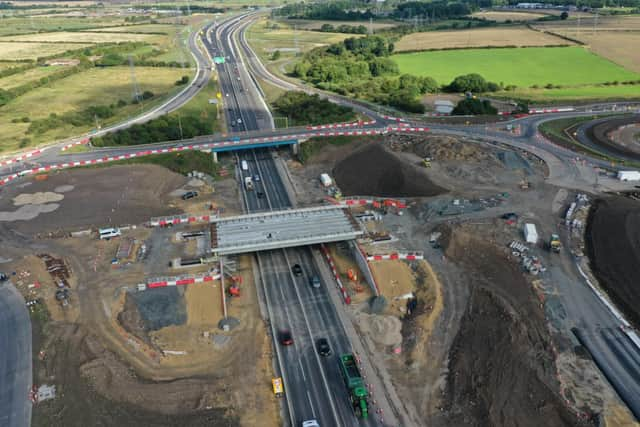 Looking north towards Testo's roundabout