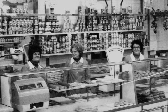 Dicksons butchers shop in March 1973. Does this bring back memories?