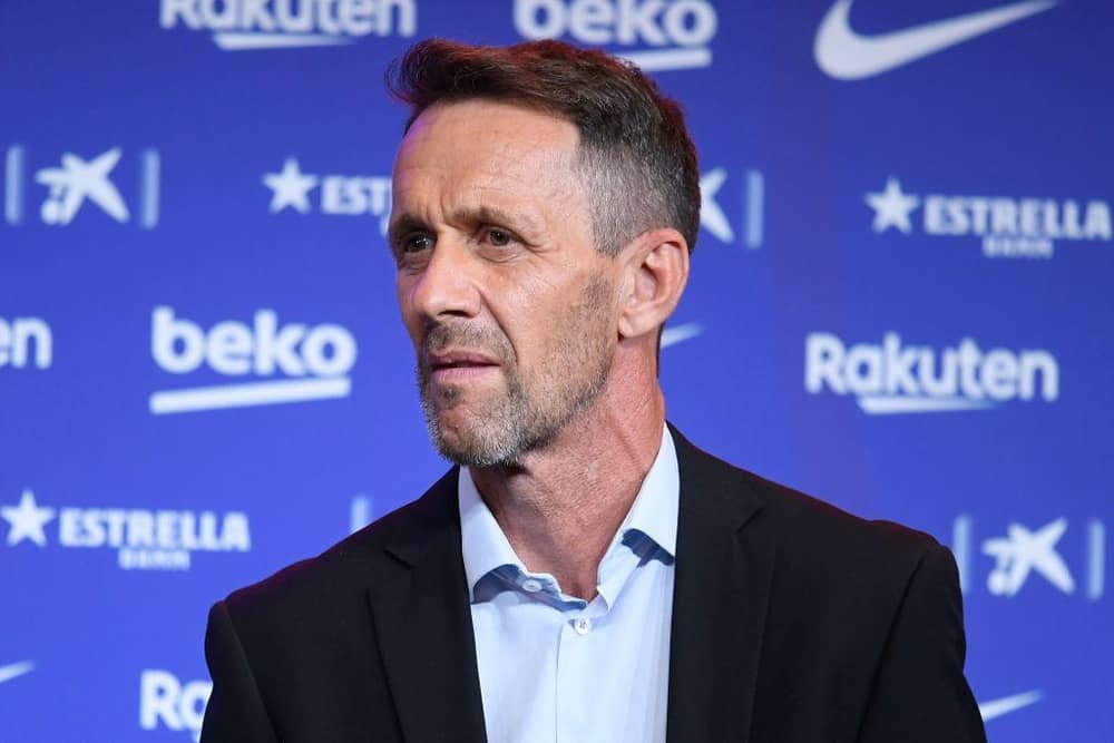Barcelona sporting director Ramon Planes. (Photo by Josep LAGO / AFP) (Photo by JOSEP LAGO/AFP via Getty Images)