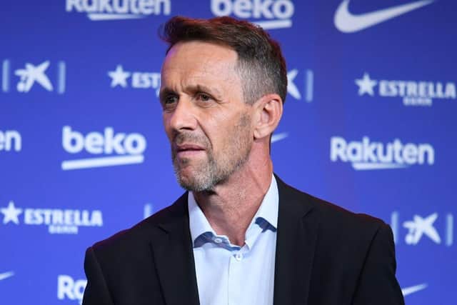 Barcelona sporting director Ramon Planes. (Photo by Josep LAGO / AFP) (Photo by JOSEP LAGO/AFP via Getty Images)
