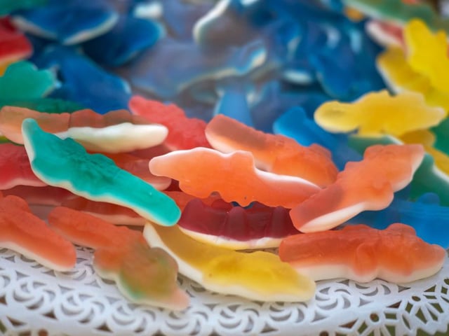 Jelly crocodiles also rank in the top 15