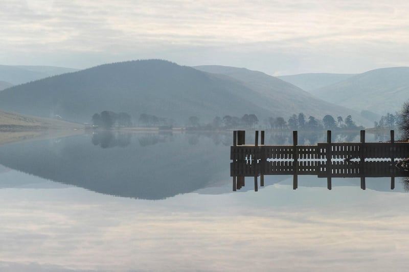 Saint Mary's Loch, in the Scottish Borders near Innerleithen, offers a pleasant and easy 7 mile walk that takes you right around the loch.