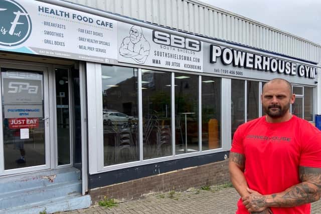 Owner Rhys Iles is preparing to reopen Powerhouse Gym on Saturday, July 25.