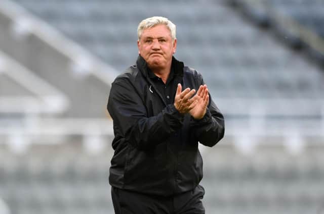 Steve Bruce, Manager of Newcastle United. (Photo by Stu Forster/Getty Images)