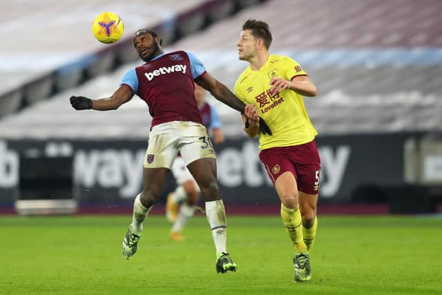 West Ham are reportedly interested in swooping for Burnley's James Tarkowski (Photo by Catherine Ivill/Getty Images)