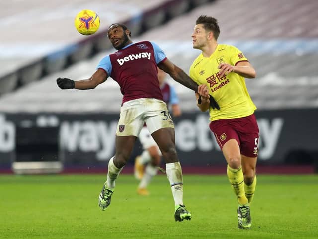 West Ham are reportedly interested in swooping for Burnley's James Tarkowski (Photo by Catherine Ivill/Getty Images)