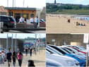 A busy Sandhaven beach.