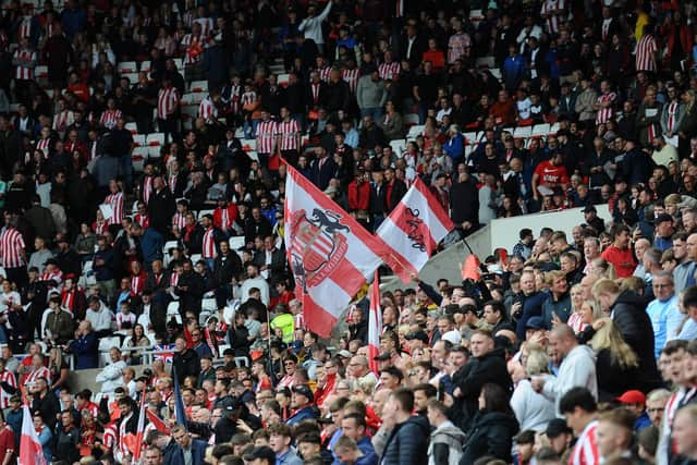 Sunderland fans at the Stadium of Light.