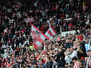 Sunderland fans at the Stadium of Light.