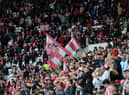 Sunderland fans at the Stadium of Light.