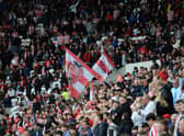 Sunderland fans at the Stadium of Light.