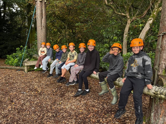 St Columba's Catholic Primary pupils visit High Borrans