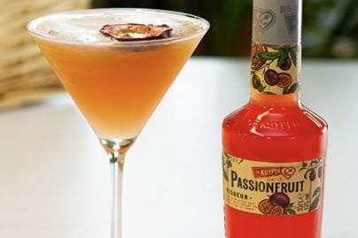 Nothing says summer like a martini and this delicious Passionfruit Martini is so quick and easy to make making it a perfect cocktail for your summer party plans and a guaranteed crowd pleaser. It can be made in large batches and refrigerated to ensure you are always supplying the best drinks. All you need is De Kuyper Passionfruit Liqueur (available to buy in Waitrose), vodka, lime juice and a passionfruit to garnish. Chef’s kiss!