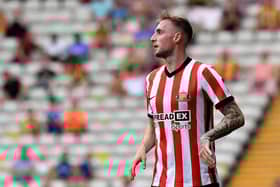 Carl Winchester playing for Sunderland. Picture by Frank Reid