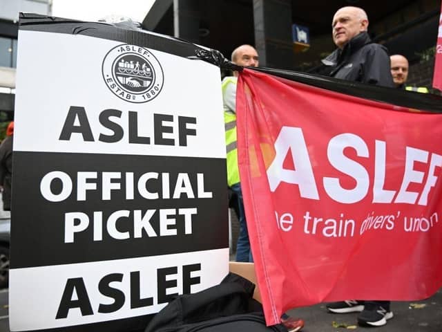 Northern Rail offers May train strike advice ahead of two weeks of industrial action in England (Photo by JUSTIN TALLIS/AFP via Getty Images)