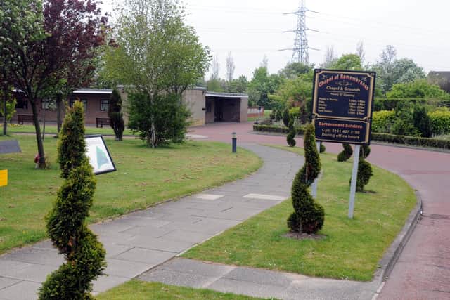 South Shields Crematorium.